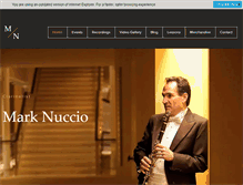 Tablet Screenshot of marknuccio.com
